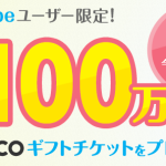 Skypeユーザー限定 総額100万円キャンペーン