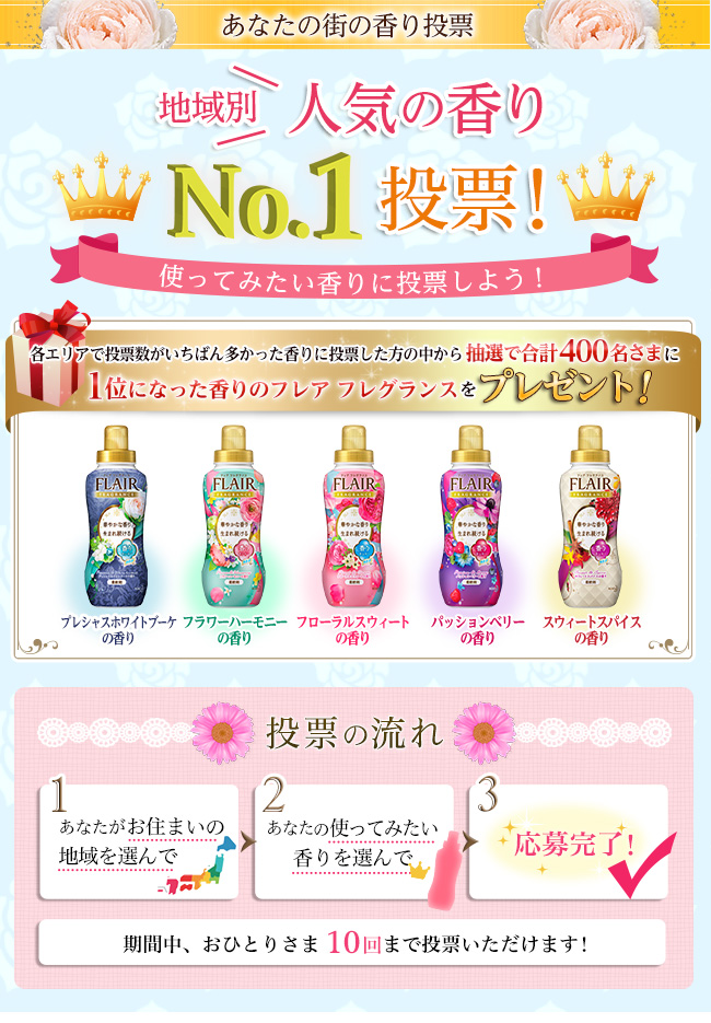 新フレア フレグランス 香り実感キャンペーン